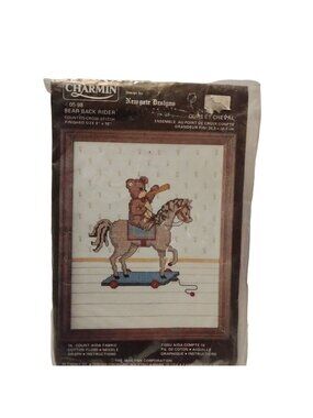 Newgate Designs Bear Back Rider Counted Cross Stitch Kit Horse